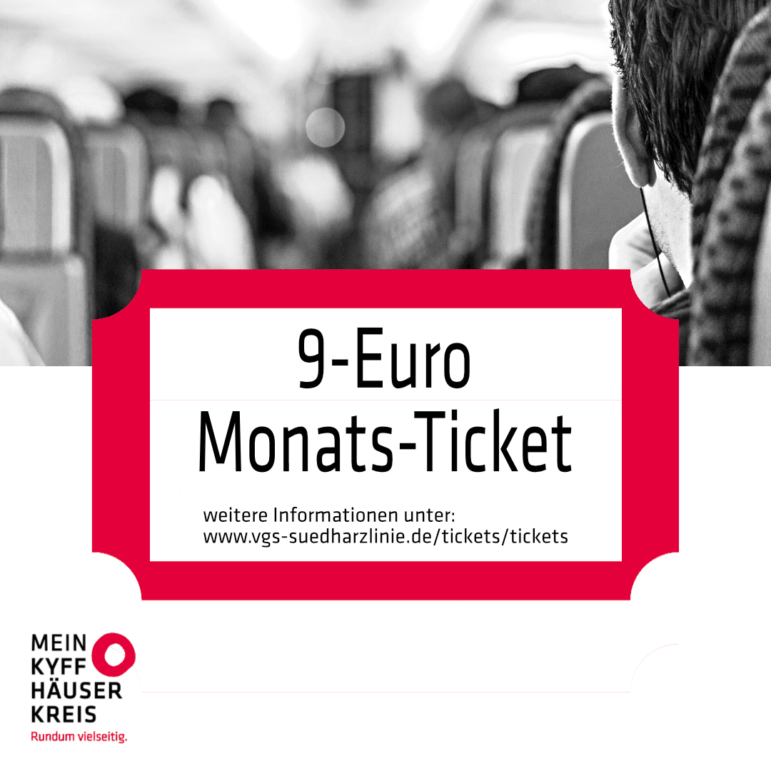 Verkaufsstart 9-Euro Monats-Ticket