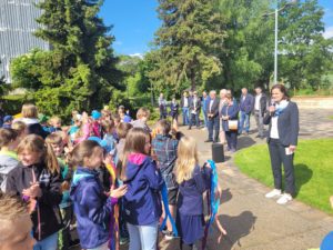 Eröffnung Spielplatz Grundschule Wiehe Rede Landrätin