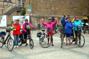 Radwandertag Kyffhäuserkreis Marktplatz Sondershausen