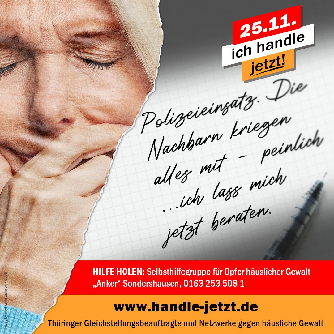 25.11.ichhandlejetzt! – anonyme Selbsthilfegruppe für Opfer von häuslicher Gewalt