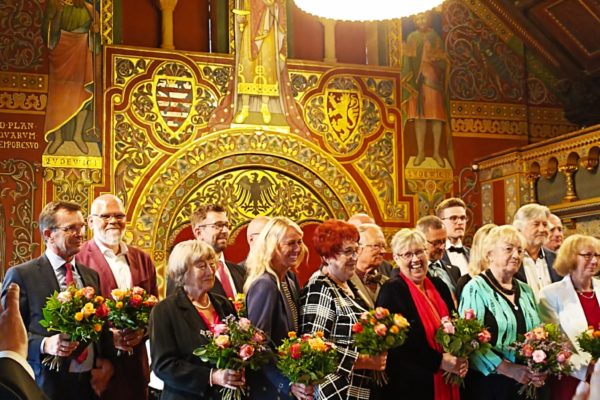 Gruppenfoto Auszeichnung Thüringer Rose 2022