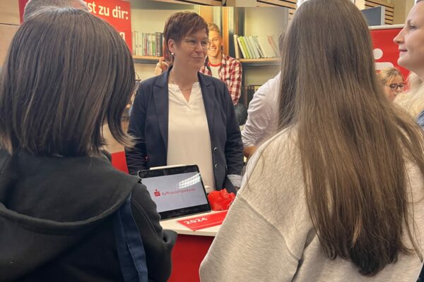 Stand der Kyffhäusersparkasse bei den BerufsInfotagen 2023